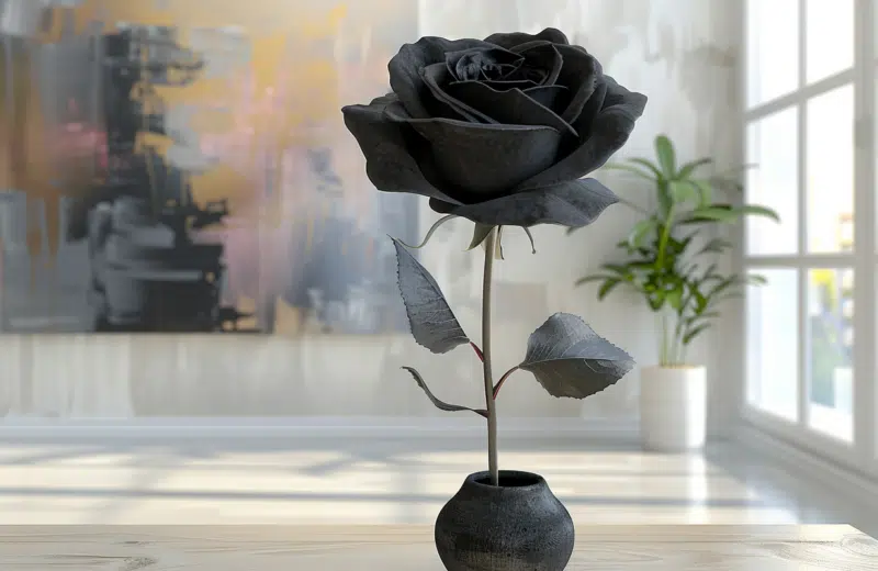Rose noire dans l’art contemporain : entre esthétique et symbolisme