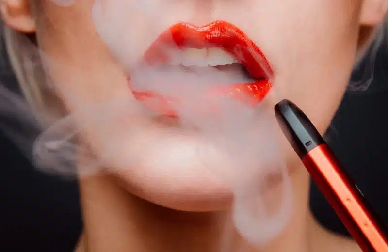 fumer avec une puff