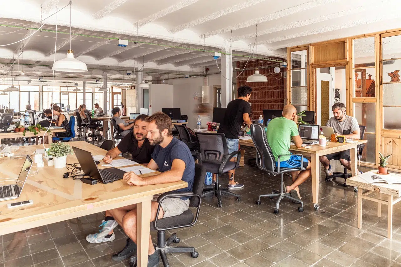 L'ambiance dans un espace de coworking