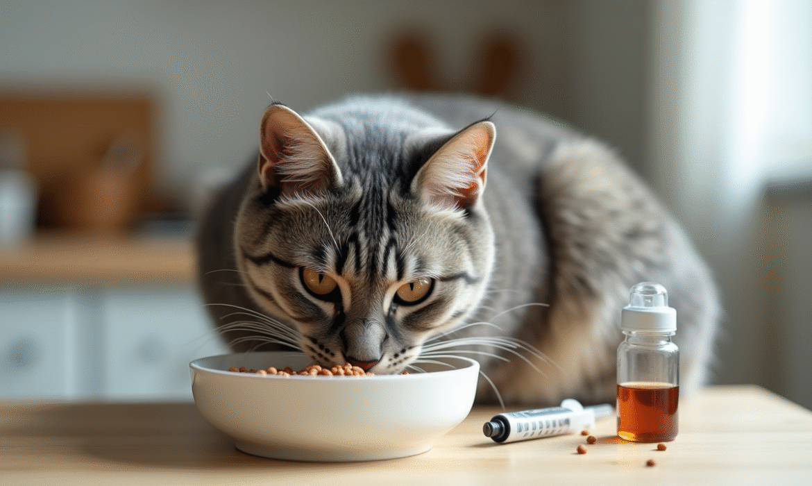 Alimentation adaptée pour un chat diabétique