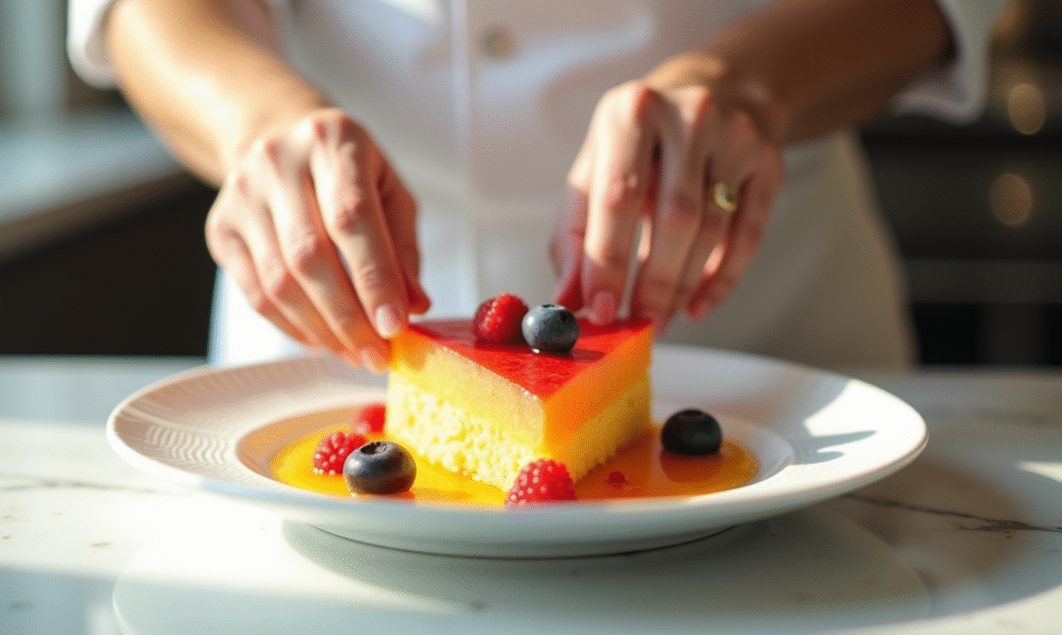 Cuisine créative : fabriquer des desserts avec le fruit en V
