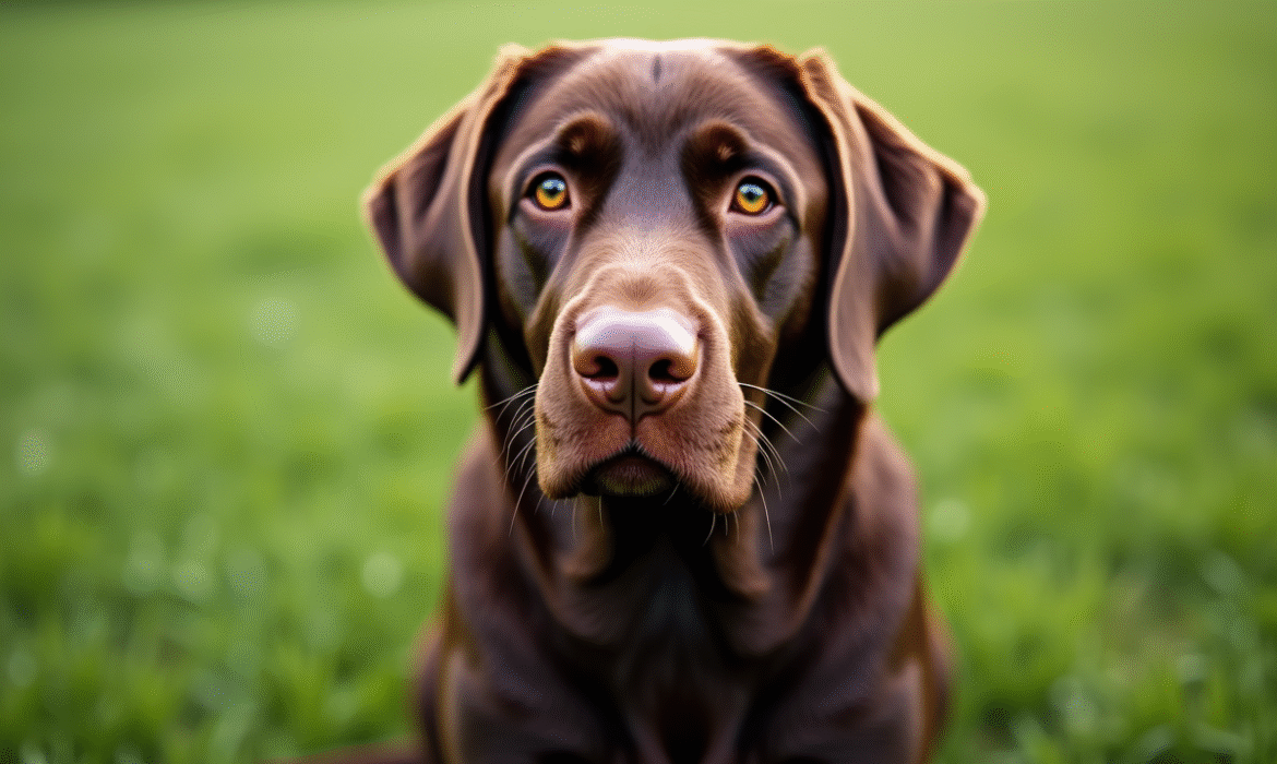 Labrador de couleur chocolat : quelles sont les particularités de son pelage ?