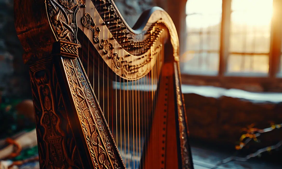 Harpe celtique : symbole irlandais, histoire et signification dans la culture celtique