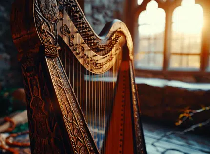 Harpe celtique : symbole irlandais, histoire et signification dans la culture celtique