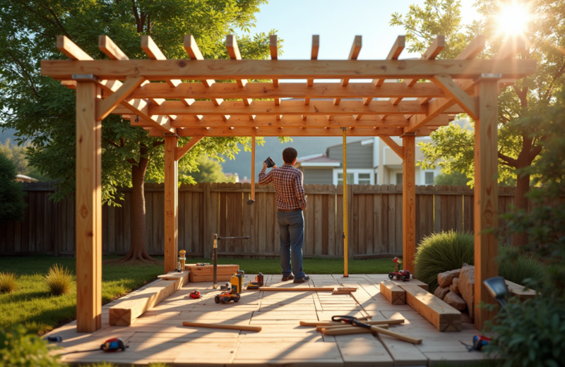 Installer une pergola en bois en kit : conseils pour réussir votre projet