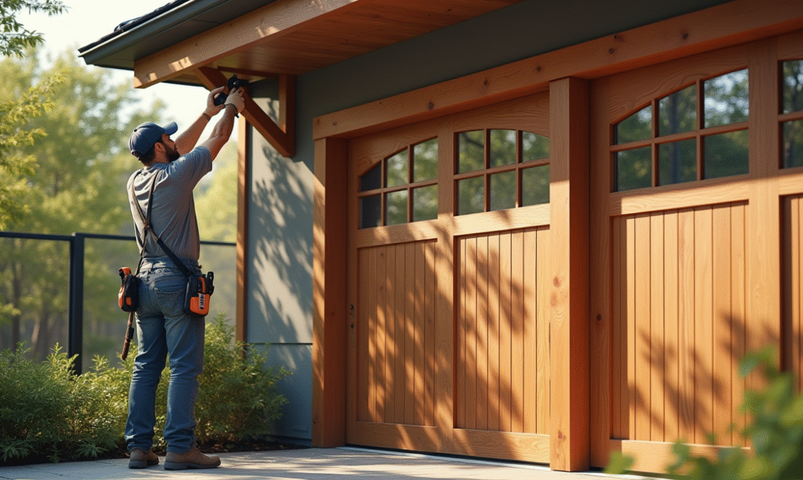 Installation et entretien d’une porte de garage à battants : guide exhaustif