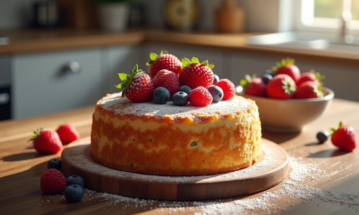 Le gâteau sans gluten au yaourt : une douceur légère et savoureuse