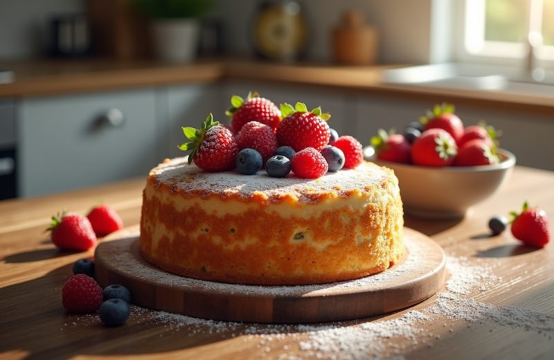 Le gâteau sans gluten au yaourt : une douceur légère et savoureuse