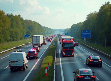 Accident sur l’autoroute A31 : circulation paralysée à hauteur de Belleville
