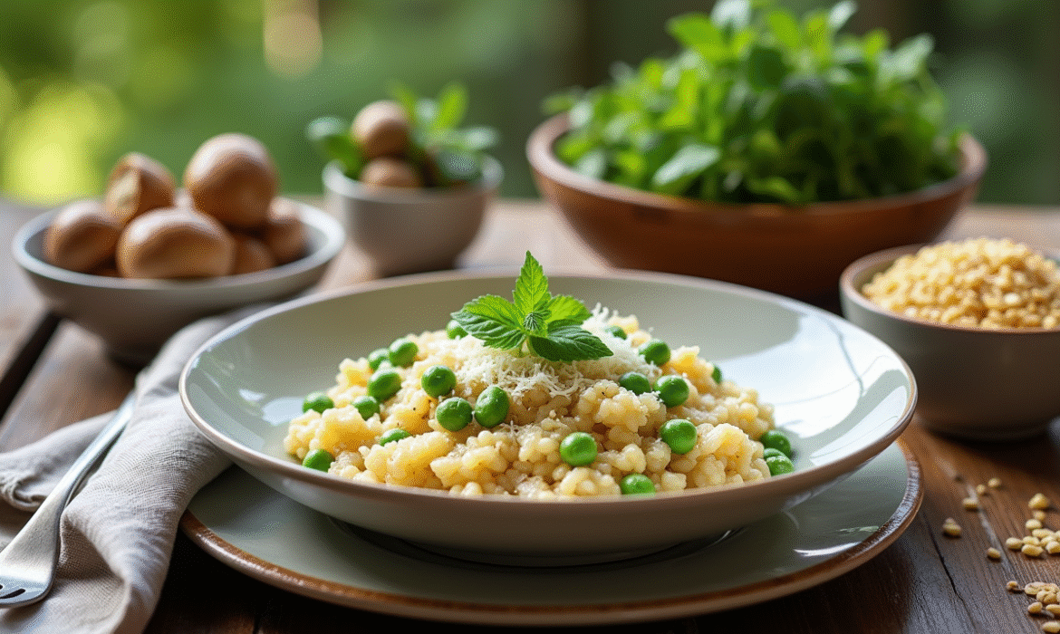 Risotto d’épeautre : une alternative nutritive et délicieuse au risotto classique