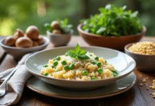 Risotto d’épeautre : une alternative nutritive et délicieuse au risotto classique