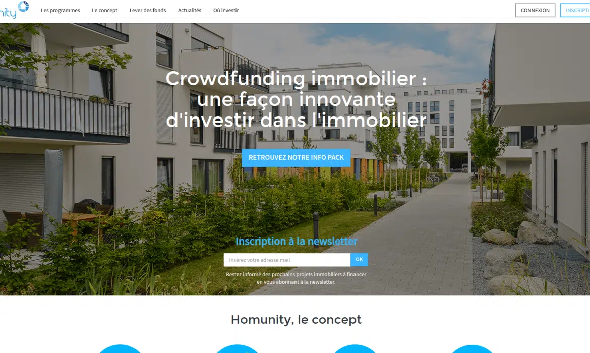 Homunity : avis positifs sur cette plateforme de crowdfunding immobilier